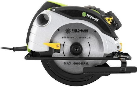 Fieldmann FT0672 Циркулярна пила 1300W със Система за Изсмукване
