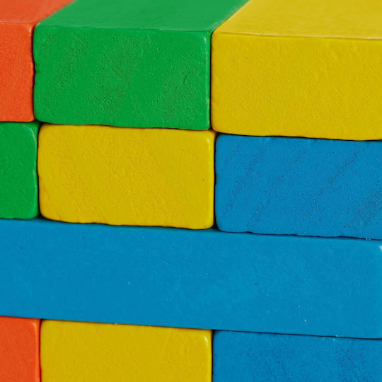Brettspiel Joc Jenga (Multicolored - 48 Pieces) für 1+ Spieler Relaxdays