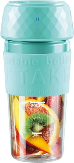 Blender with Glass Jug 200 ml Turquoise