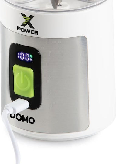 Domo Xpower Μπλέντερ με Κανάτα Tritan 600 ml Λευκό