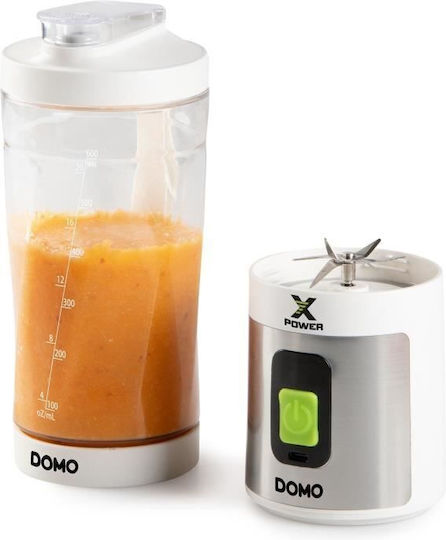 Domo Xpower Μπλέντερ με Κανάτα Tritan 600 ml Λευκό
