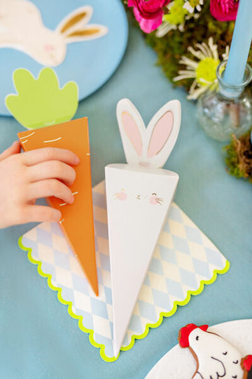 PartyDeco Conul Treat Bag pentru Party 6buc