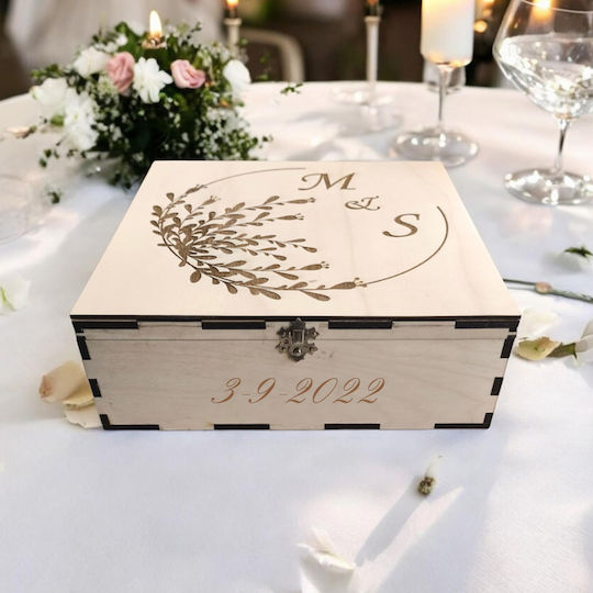 Strawberry 3D Wooden Gift Box 30x10x30cm with Personalization