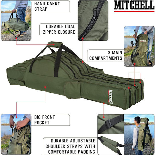 Mitchell Θήκη Καλαμιού 3 Θέσεων 1.5m