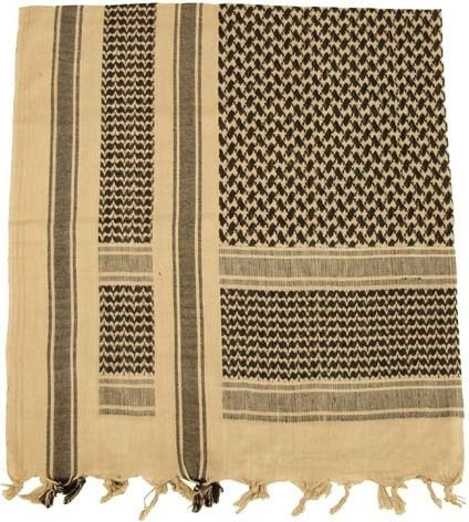 MFH Shemagh Handkerchief Black Sand-Black