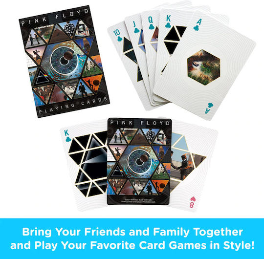 Aquarius Pink Floyd Collectible Playing Cards Laminated Black