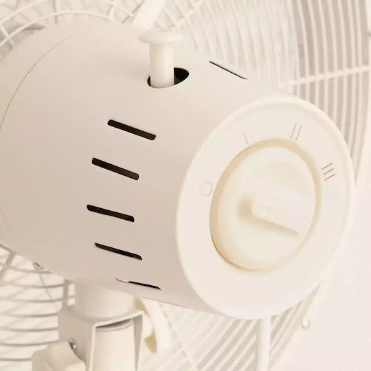 Create Ανεμιστήρας Ορθοστάτης 50W Διαμέτρου 40cm Λευκός