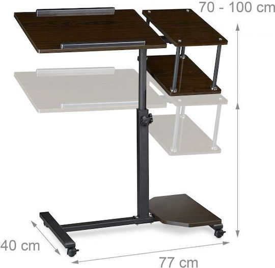 Relaxdays Βάση Στήριξης για Laptop 10020397_46-negru