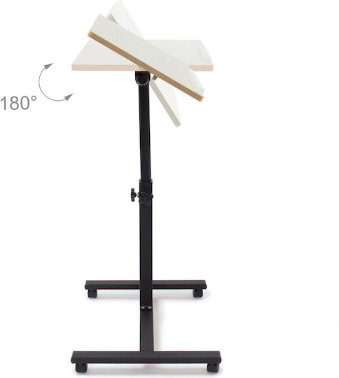 Relaxdays Stand für Laptop bis zu 19" Braun