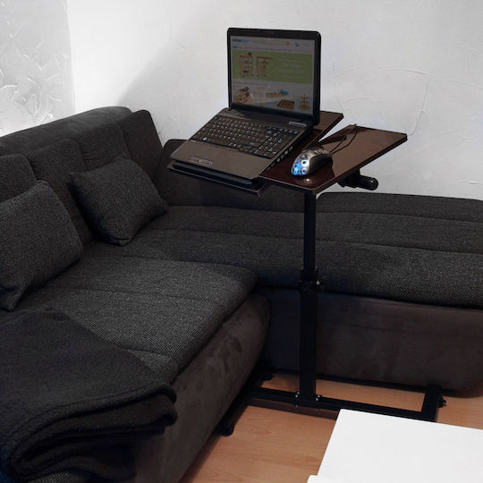 Relaxdays Stand for Laptop up to 19" Brown
