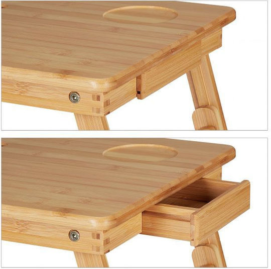 Relaxdays Tabelul Pentru Laptop Bej 10036713