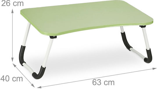 Relaxdays Tabel Pentru Laptop Verde 10043114