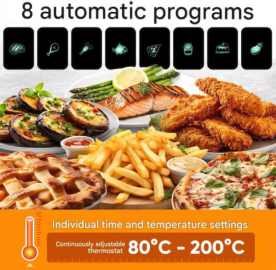 Profi Cook Air Fryer 6.5lt Μαύρο