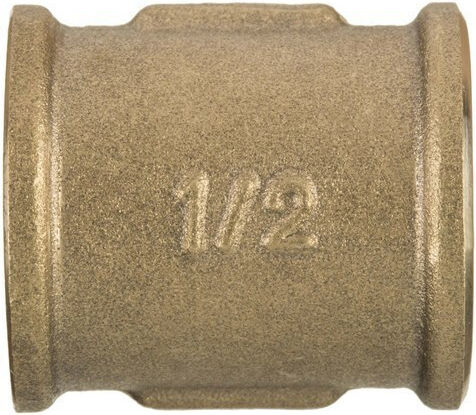 Invena Weiblich Rohrverbindung Messing 1" H/ZM-04-025