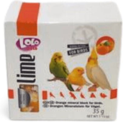 Lolo Pets Πέτρα Ασβεστίου Πορτοκάλι Όλα Πτηνά 35gr