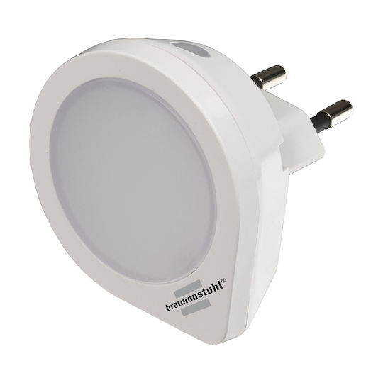 Brennenstuhl LED Nachtlicht Steckdose mit Lichtsensor BCR2075 1Stück