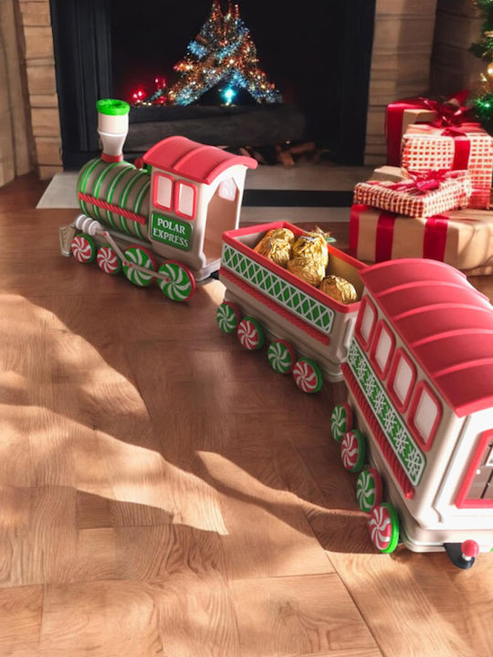 Strawberry 3D Christmas Figure Train 49x49x3cm