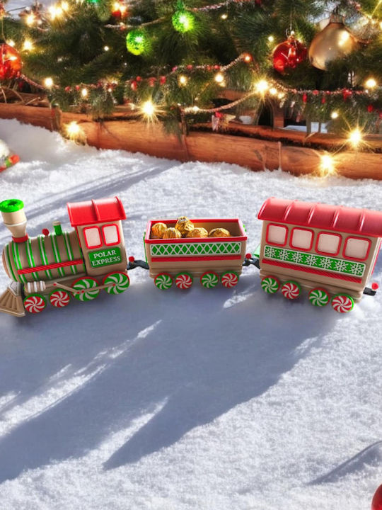 Strawberry 3D Christmas Figure Train 49x49x3cm
