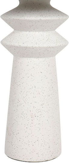 Ostaria Ceramic Table Lamp for E27 Fitting with White Shade and Base