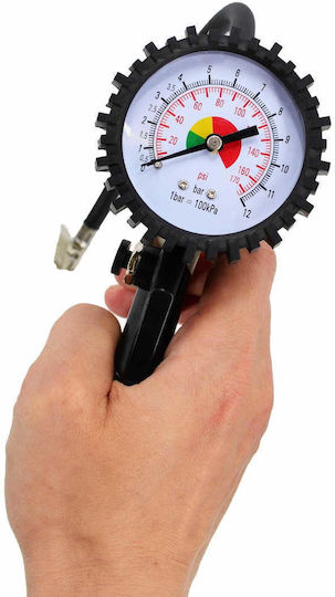 Awtools Tire Inflation Gun Pressure Gauge Tg-8