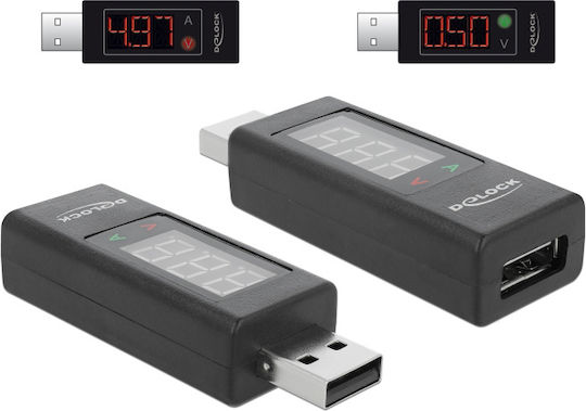 DeLock USB Led Indicator for Volt and Ampere 65569 USB Port Tester