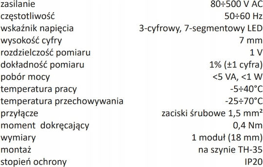 F&F Еднофазен Напрежение Монитори WNC-1