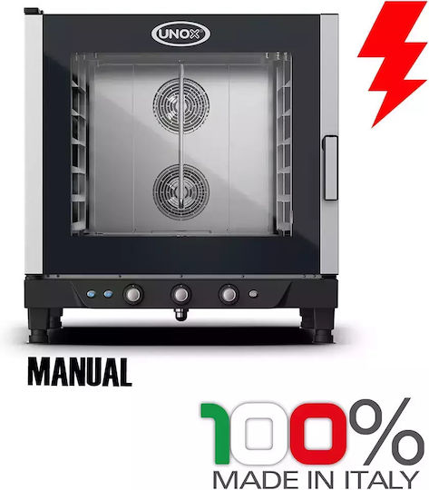 Unox Countertop Bakerlux Linemiss Manual Electric Convection Oven 6 Trays Xb693