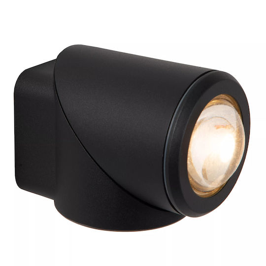 Lucide Lightning Erin Επιτοίχιο Εξωτερικό Σποτ LED IP65 με Θερμό Λευκό Φως