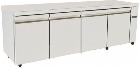 Niki Inox Ψυγείο Πάγκος χωρίς Μοτέρ Υ88xΠ226xΒ80cm