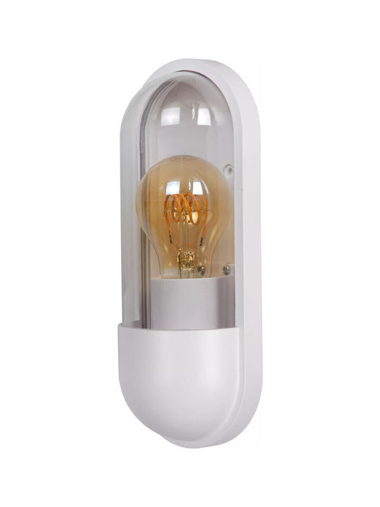 Lucide Lightning Επιτοίχια Εξωτερική Πλαφονιέρα E27 IP54