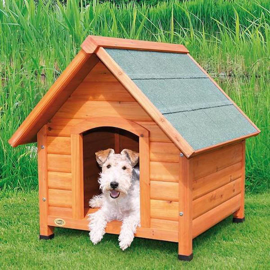 Trixie Cottage Dog Kennel Dog House Wooden Outdoor Brown 71x76x77cm
