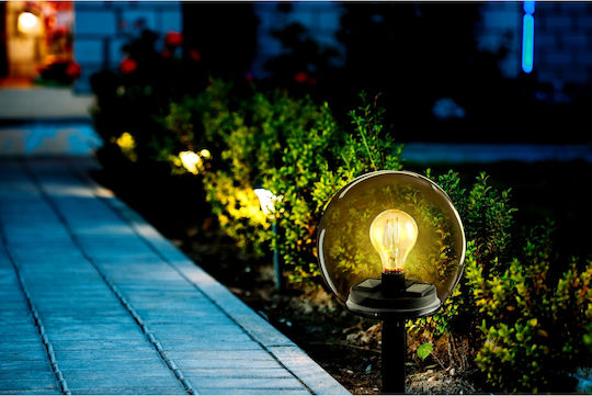 Grundig Spiked Solar Light Ball with Warm White Light IP44 22cmx21cmx21cmcm