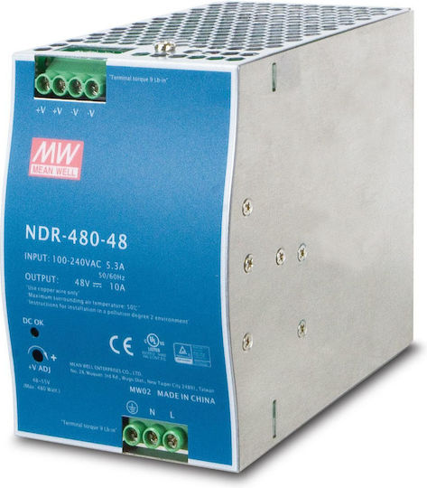 Planet DIN Rail Power Supply 48V/480W