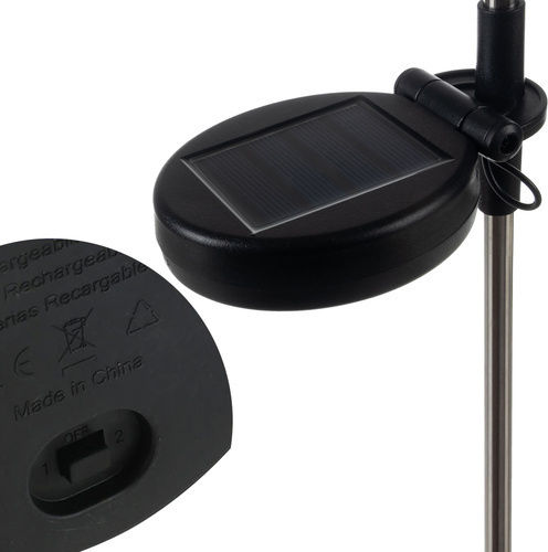 Gardlov Solarleuchte Kaltweiß mit Bewegungssensor IP65 7.5cmx9.5cmcm