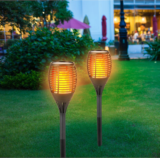 Grundig Spiked Solar Light Traffic light with Photocell IP44 12cmx12cmx77cmcm
