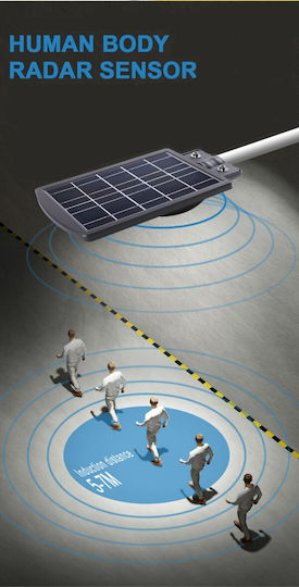 Idealstore Straßen-Solarprojektor 30W Leistung Projektorgröße 393x210x55mm Batteriekapazität 3,7V 2x2Ah