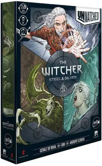 Настолна игра Unmatched: The Witcher - Steel & Silver за 2-3 играчи 9+ години (EN) Lellogames