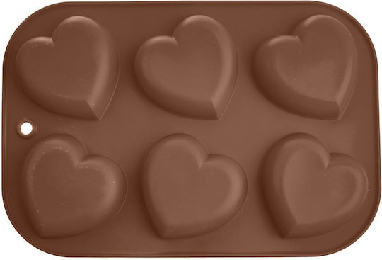 Orion Formă de Patiserie Bomboane de Ciocolată din Silicon 6 Locuri 30x20.5x2.5buc 1buc