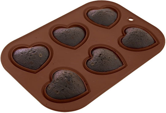 Orion Formă de Patiserie Bomboane de Ciocolată din Silicon 6 Locuri 30x20.5x2.5buc 1buc