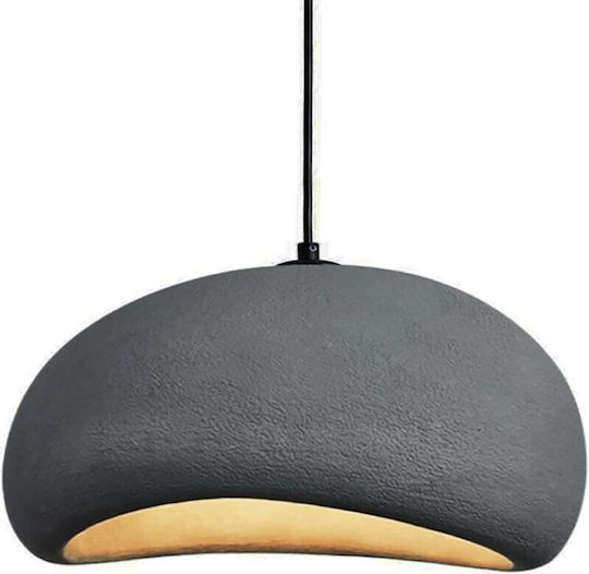 Atman Adjustable Pendant Light Gray with Socket E27 50x50x26cm