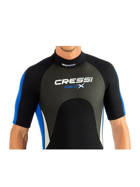 CressiSub Med X Μονοσόρτς Κατάδυσης Διπλόφοδρο με Φερμουάρ Γκρι 2.5mm