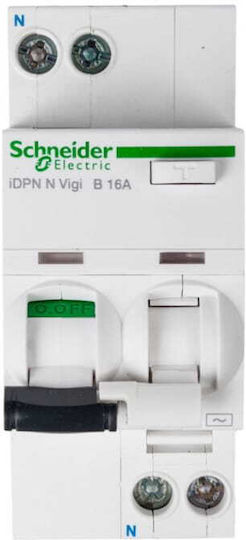 Schneider Electric 2-Poles Panel Push Switch 230V 16A