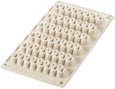 Silikomart Eclair Silicone Cake Mold for Round Cake 6 Pieces 38x38x4cm