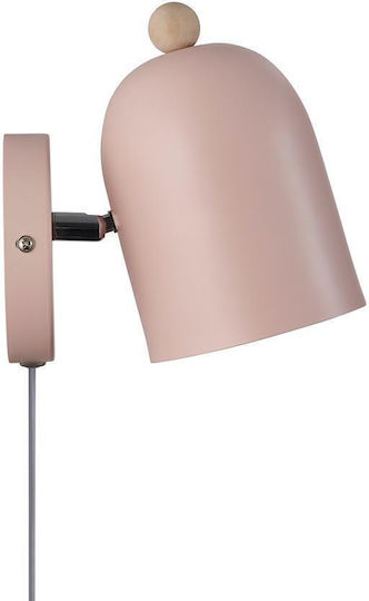 Nordlux Leuchte Wand mit Fassung E27 Rosa 11.5x19.5cm