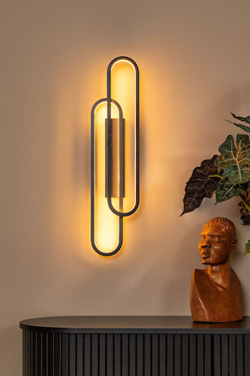 Lucide Lightning Thelma Lamp Wall Black