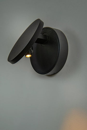 Lucide Lightning Ufor Lamp Wall Black 12cm