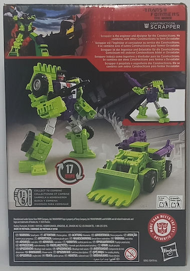 Φigură de acțiune Transformers Transformers: Voyager Class - Constructicon Scrapper 17cm cm