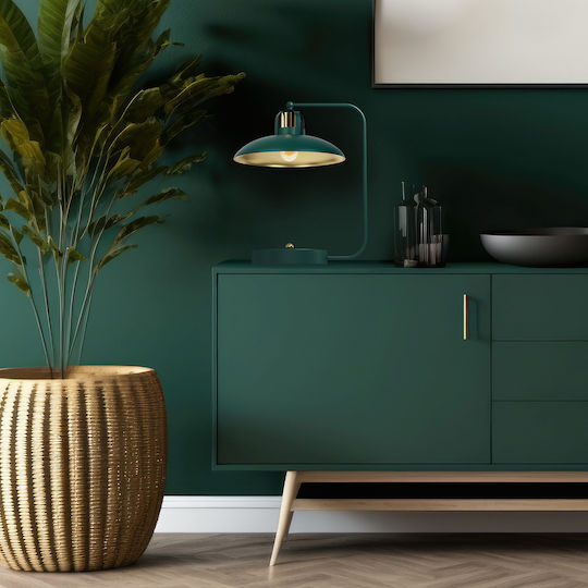 Eko Light Lustră Decorativă cu Soclu pentru Bec E27 Verde