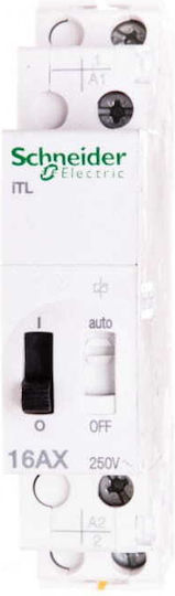 Schneider Electric Acti 9 iTL Phase 1-Pole Latching Relay 16A 12V 1NO 12VDC 24VAC