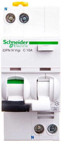 Schneider Electric Idpn Ρελέ Ράγας Διαρροής 10A Διπολικό με Τάση 230V